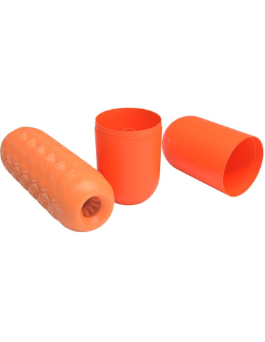 PRETTY LOVE - TWIN BALLS MASTURBADOR MASCULINO NARANJA