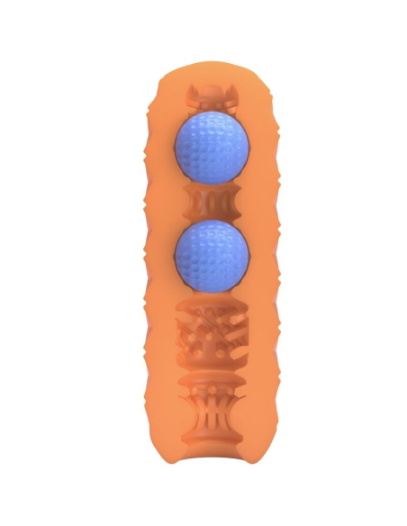 PRETTY LOVE - TWIN BALLS MASTURBADOR MASCULINO NARANJA