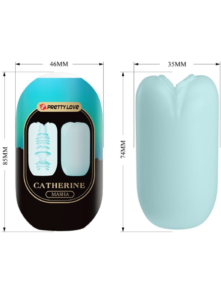 PRETTY LOVE - MASHA MASTURBADOR MASCULINO AZUL