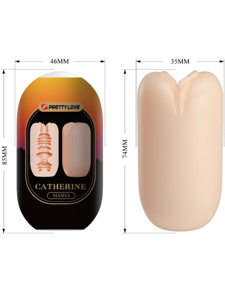 PRETTY LOVE - MASHA MASTURBADOR MASCULINO NATURAL