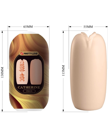 PRETTY LOVE - OLGA MASTURBADOR MASCULINO NATURAL