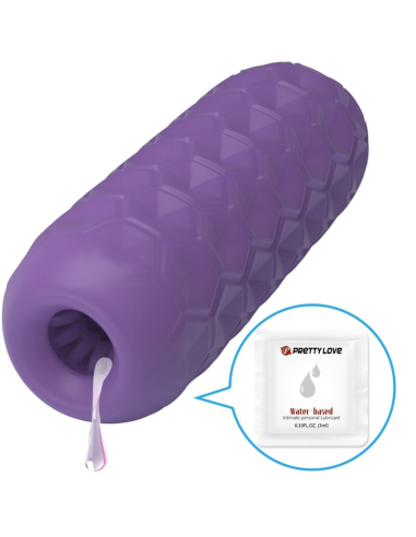 PRETTY LOVE - TWIN BALLS MASTURBADOR MASCULINO MORADO