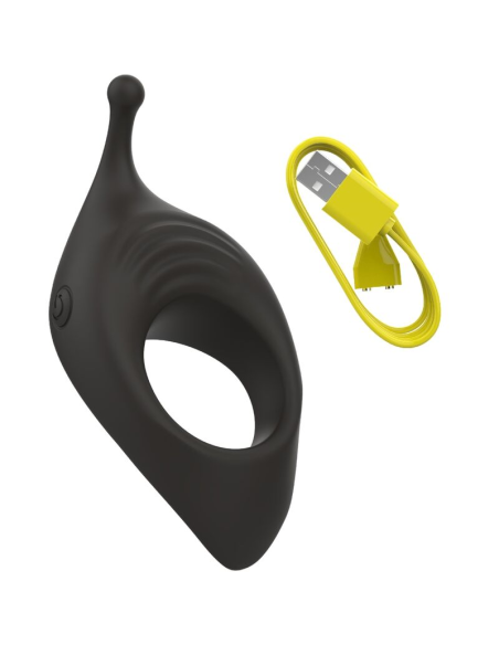 B SWISH - BCHARMED RHYTHM INFINITE DELUXE ANILLO PARA PENE 15 VIBRACIONES NEGRO
