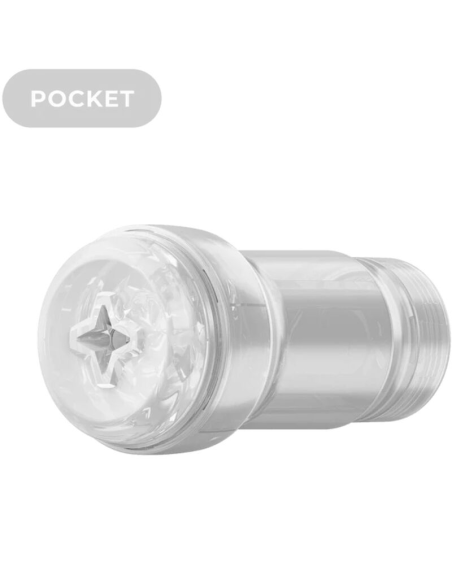 KIIROO - FEEL POCKET STROKER CRYSTAL BY KIIROO TRANSPARENTE