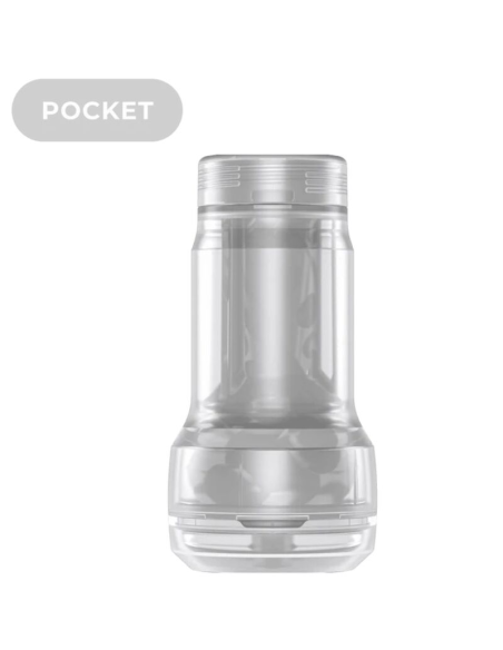 KIIROO - FEEL POCKET STROKER CRYSTAL BY KIIROO TRANSPARENTE