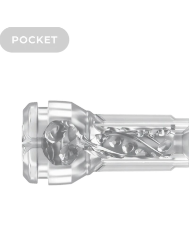 KIIROO - FEEL POCKET STROKER CRYSTAL BY KIIROO TRANSPARENTE