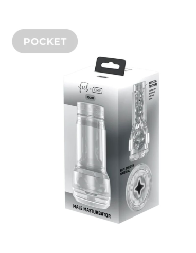 KIIROO - FEEL POCKET STROKER CRYSTAL BY KIIROO TRANSPARENTE