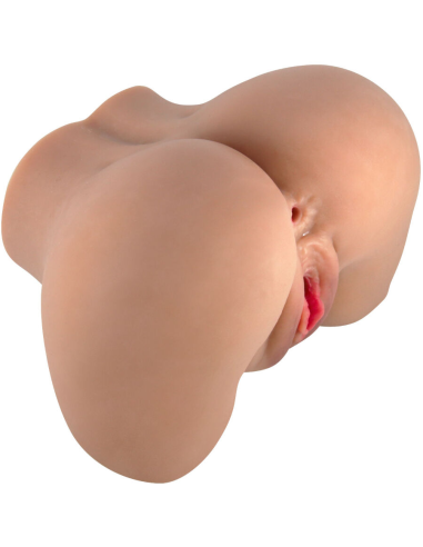 CRAZY BULL - MILA TRASERO VIBRADOR CON VAGINA Y ANO REALÍSTICO CONTROL REMOTO