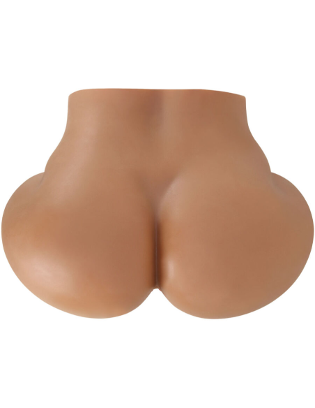 CRAZY BULL - LUNA TRASERO VIBRADOR CON VAGINA Y ANO REALÍSTICO CONTROL REMOTO