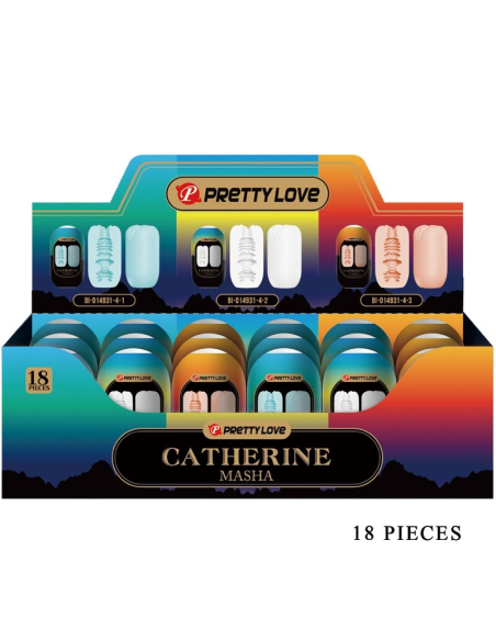 PRETTY LOVE - MASHA PACK 18 MASTRUBADORES MASCULINOS VARIOS