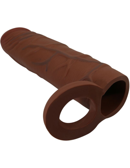PRETTY LOVE - KAILE FUNDA PARA PENE CON EXTENSIÓN DE 2.5 CM MULATO