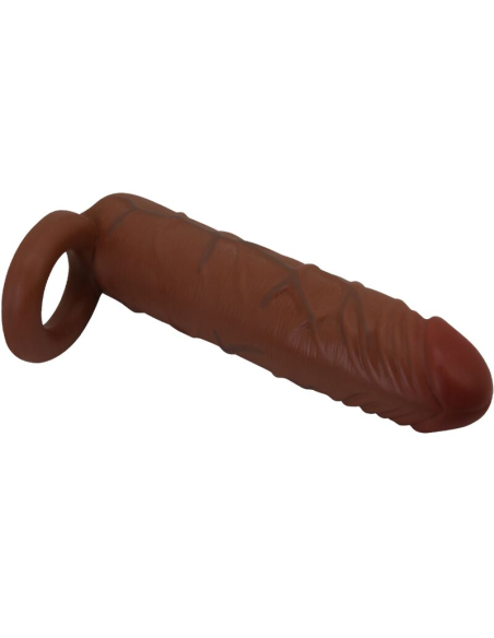 PRETTY LOVE - KAILE FUNDA PARA PENE CON EXTENSIÓN DE 2.5 CM MULATO