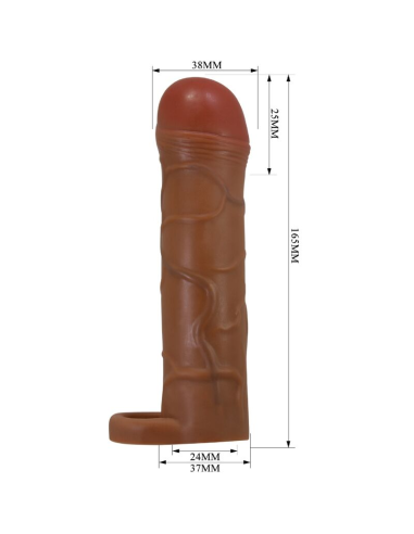 PRETTY LOVE - BUNION FUNDA PARA PENE CON EXTENSIÓN DE 2.5 CM MULATO