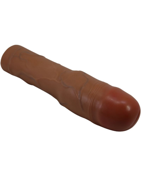 PRETTY LOVE - KYLIAN FUNDA PARA PENE CON EXTENSIÓN DE 7.6 CM MULATO