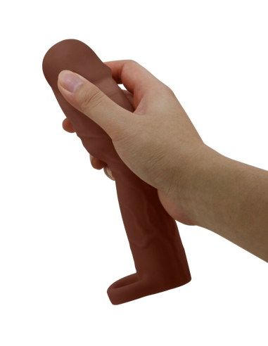 PRETTY LOVE - GERD FUNDA PARA PENE CON EXTENSIÓN DE 7.6 CM MULATO