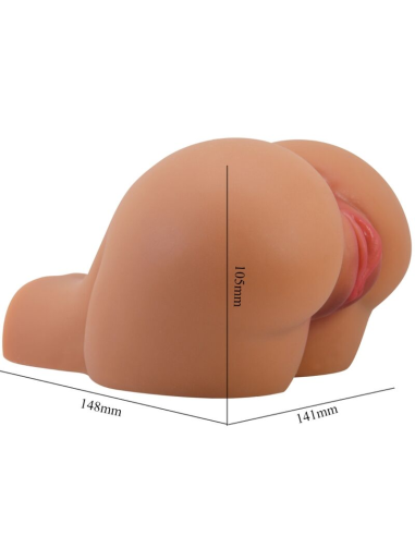 CRAZY BULL - KYLIE TRASERO VIBRADOR CON VAGINA Y ANO REALÍSTICO CONTROL REMOTO