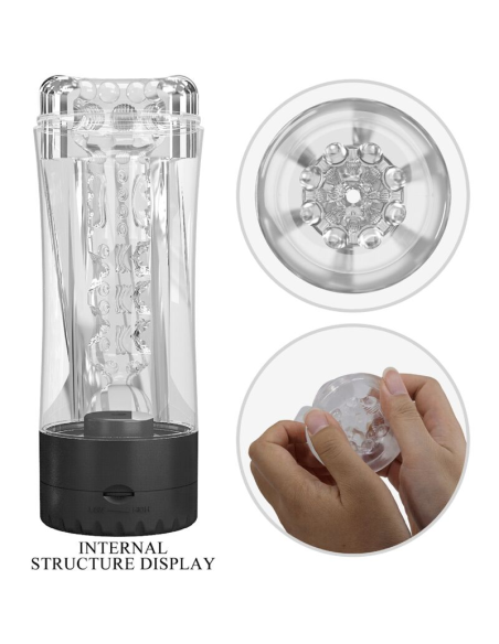 PRETTY LOVE - TAMARA MASTURBADOR MASCULINO VIBRADOR MULTIVELOCIDAD NEGRO