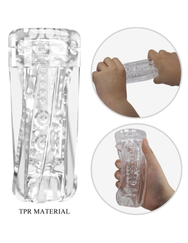 PRETTY LOVE - TAMARA MASTURBADOR MASCULINO VIBRADOR MULTIVELOCIDAD NEGRO