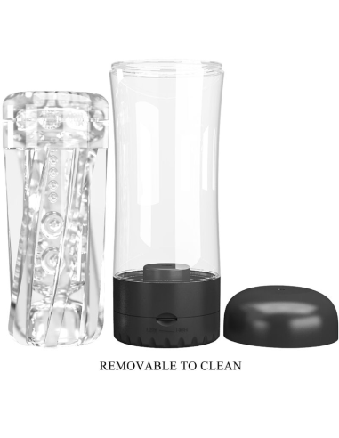 PRETTY LOVE - TAMARA MASTURBADOR MASCULINO VIBRADOR MULTIVELOCIDAD NEGRO