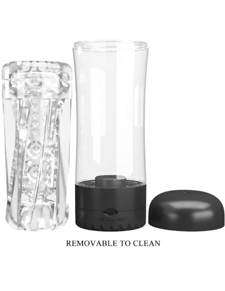 PRETTY LOVE - TAMARA MASTURBADOR MASCULINO VIBRADOR MULTIVELOCIDAD NEGRO