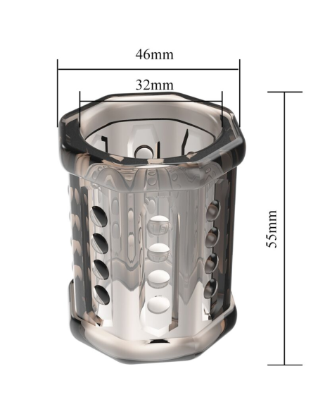 PRETTY LOVE - RONAEL FUNDA PARA PENE SUPER APRETADA TRANSPARENTE