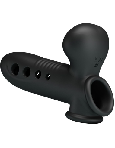 PRETTY LOVE - CRANE FUNDA PARA PENE CON AIRBAG NEGRO