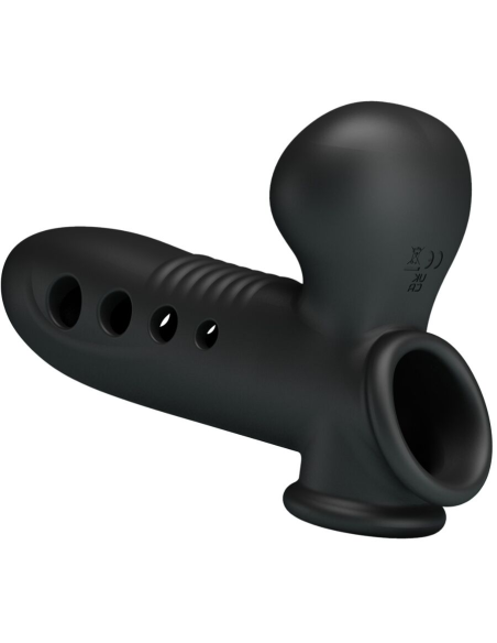 PRETTY LOVE - CRANE FUNDA PARA PENE CON AIRBAG NEGRO