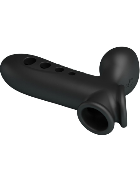 PRETTY LOVE - CRANE FUNDA PARA PENE CON AIRBAG NEGRO