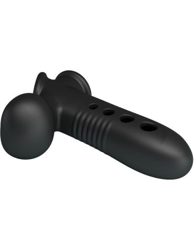 PRETTY LOVE - CRANE FUNDA PARA PENE CON AIRBAG NEGRO