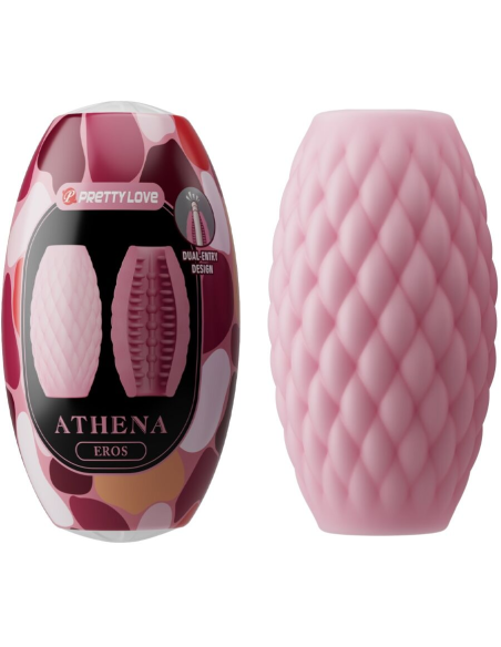 PRETTY LOVE - ATHENA EROS MASTURBADOR MASCULINO SILICONA ROSA