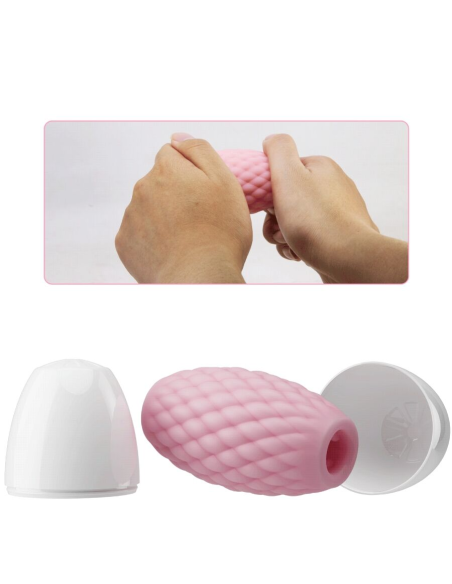 PRETTY LOVE - ATHENA EROS MASTURBADOR MASCULINO SILICONA ROSA