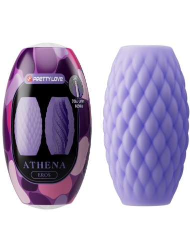 PRETTY LOVE - ATHENA EROS MASTURBADOR MASCULINO SILICONA MORADO