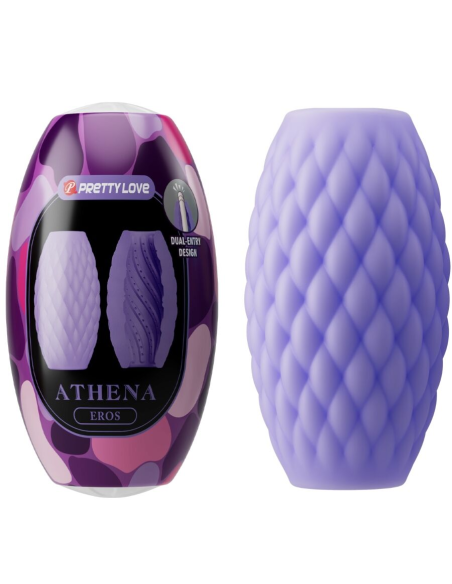 PRETTY LOVE - ATHENA EROS MASTURBADOR MASCULINO SILICONA MORADO