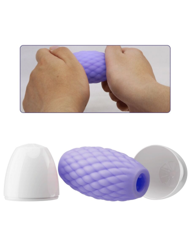 PRETTY LOVE - ATHENA EROS MASTURBADOR MASCULINO SILICONA MORADO
