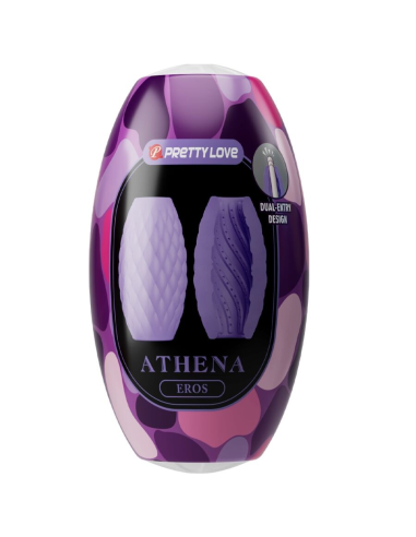 PRETTY LOVE - ATHENA EROS MASTURBADOR MASCULINO SILICONA MORADO