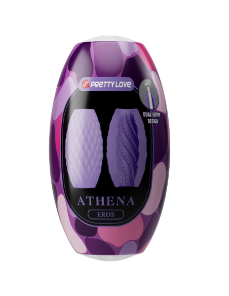 PRETTY LOVE - ATHENA EROS MASTURBADOR MASCULINO SILICONA MORADO