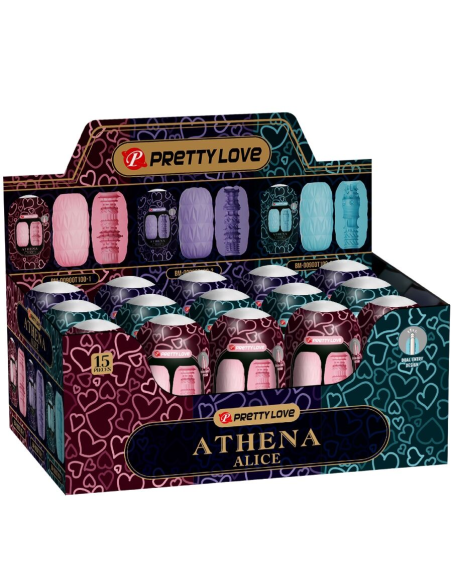 PRETTY LOVE - ATHENA ALICE PACK 15 MASTURBADORES MASCULINOS VARIOS