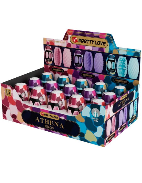 PRETTY LOVE - ATHENA EROS PACK 15 MASTURBADORES MASCULINOS VARIOS