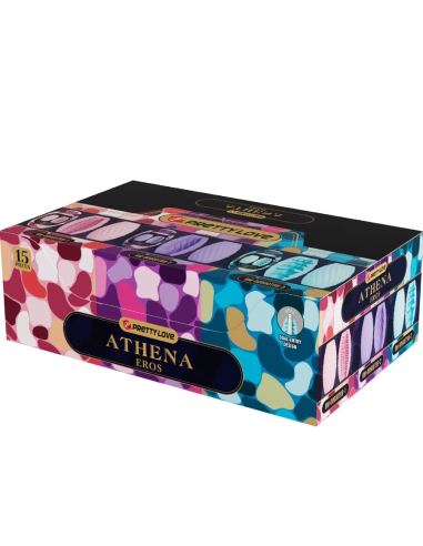 PRETTY LOVE - ATHENA EROS PACK 15 MASTURBADORES MASCULINOS VARIOS