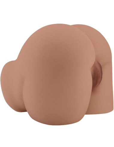 CRAZY BULL - BERNACE TRASERO VIBRADOR CON VAGINA Y ANO REALÍSTICO NATURAL CONTROL REMOTO