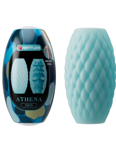 PRETTY LOVE - ATHENA EROS MASTURBADOR MASCULINO SILICONA CELESTE