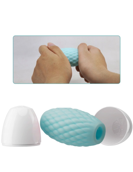 PRETTY LOVE - ATHENA EROS MASTURBADOR MASCULINO SILICONA CELESTE