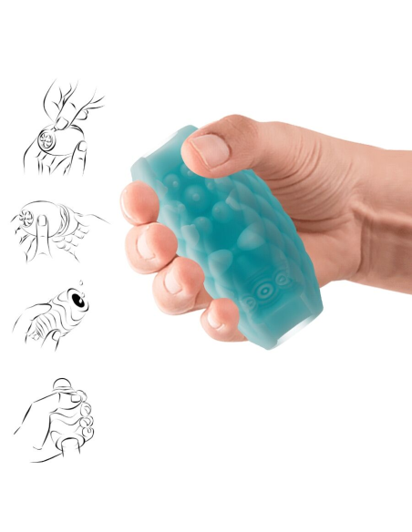 PRETTY LOVE - ATHENA EROS MASTURBADOR MASCULINO SILICONA CELESTE