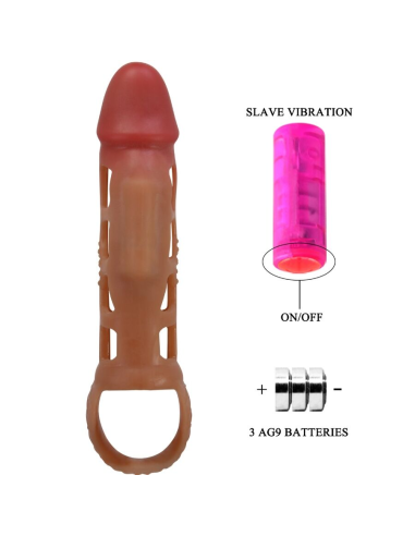PRETTY LOVE - PRESTON FUNDA PARA PENE CON VIBRACIÓN DE 18 CM