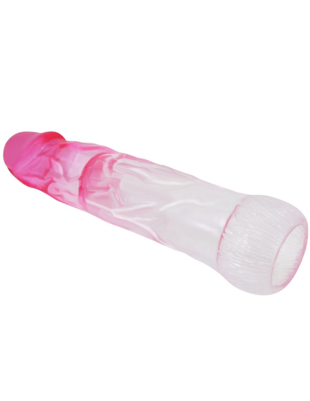 PRETTY LOVE - NERON FUNDA REALÍSTICA ALARGADORA DE 6 CM PARA PENE ROSA