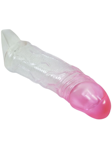 PRETTY LOVE - ODES FUNDA REALÍSTICA ALARGADORA DE 2 CM PARA PENE ROSA