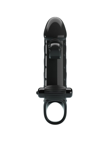 ROMANCE - FUNDA PARA PENE CON VIBRACIÓN NEGRO