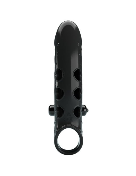 ROMANCE - FUNDA PARA PENE CON VIBRACIÓN NEGRO