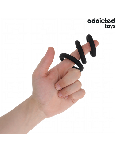 ADDICTED TOYS - SET DE ANILLOS SILICONA MODELO 1