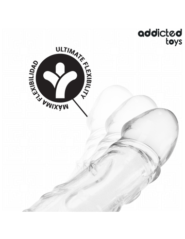 ADDICTED TOYS - EXTENSOR PARA EL PENE TRANSPARENTE 27 CM